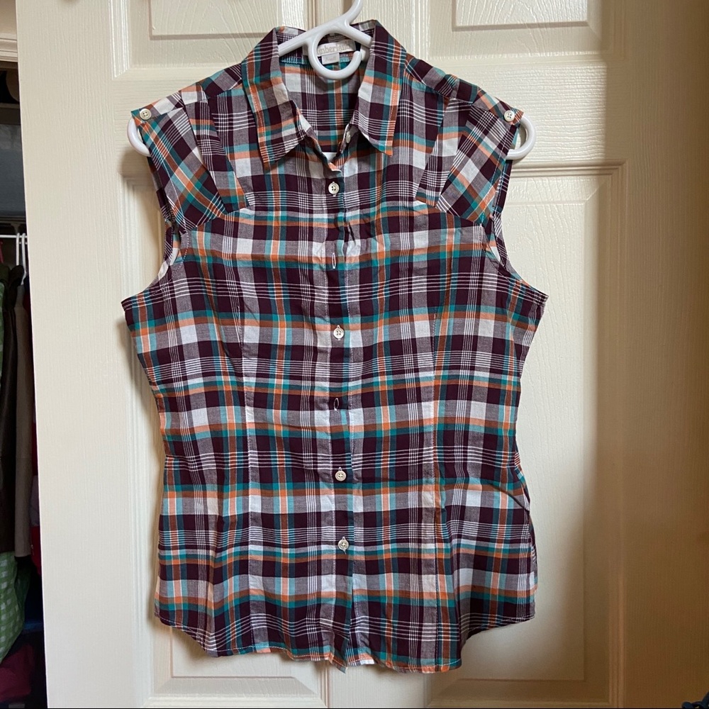 Timberland Plaid Sleeveless Top